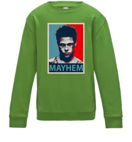 Детский Свитшот Mayhem Лаймовый фото