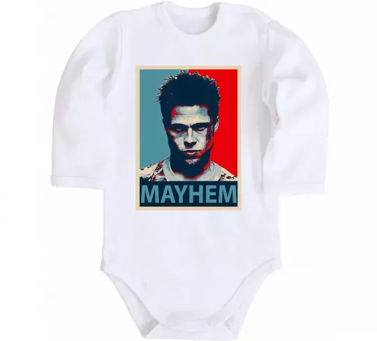 Детский боди Mayhem Белый фото