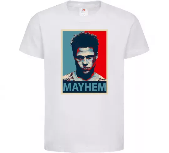 Дитяча футболка Mayhem Білий фото