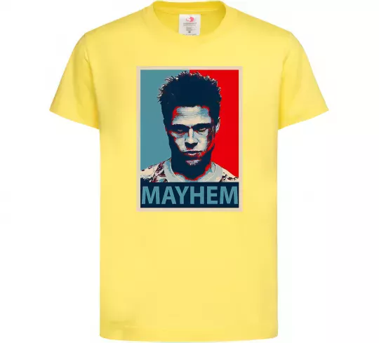 Дитяча футболка Mayhem Лимонний фото