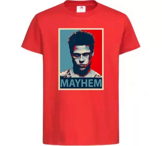 Дитяча футболка Mayhem Червоний фото