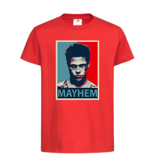 Детская футболка Mayhem Красный фото