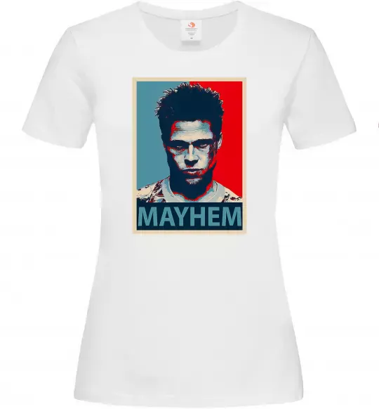 Женская футболка Mayhem Белый фото