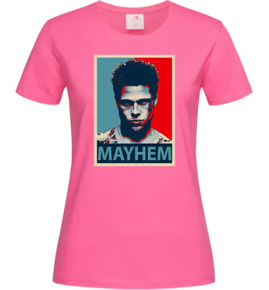 Женская футболка Mayhem Ярко-розовый фото
