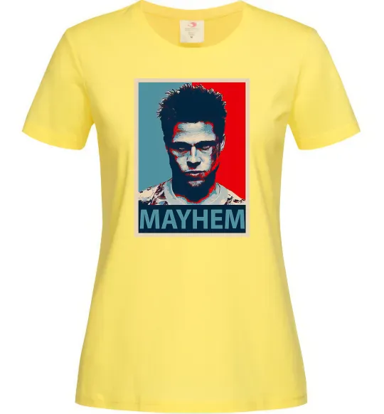 Женская футболка Mayhem Лимонный фото