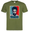 Чоловіча футболка Mayhem Оливковий фото