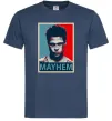 Чоловіча футболка Mayhem Темно-синій фото