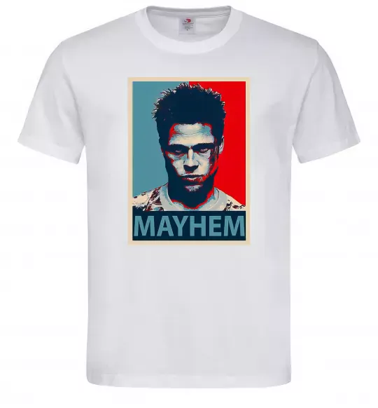 Чоловіча футболка Mayhem Білий фото