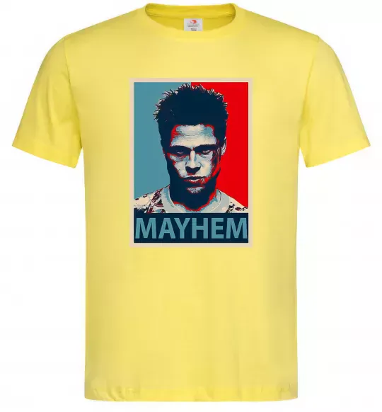 Чоловіча футболка Mayhem Лимонний фото