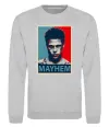 Свитшот Mayhem Серый меланж фото