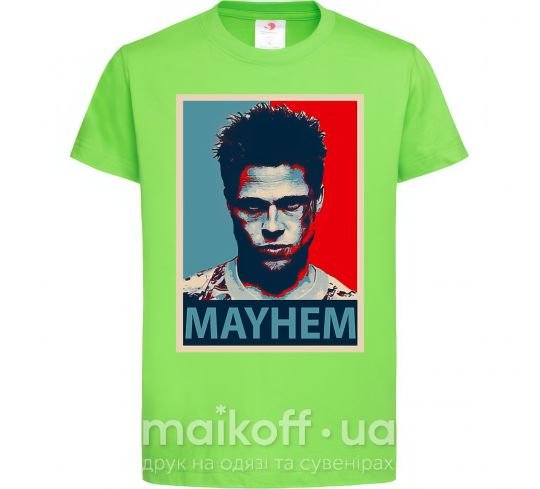 Детская футболка Mayhem Лаймовый фото