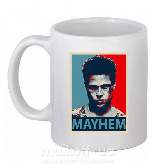Чашка керамічна Mayhem Білий фото