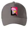 Кепка SWAG girl with cigarette Серый фото