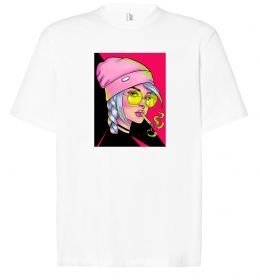 Футболка Оверсайз SWAG girl with cigarette