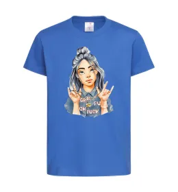 Детская футболка Green Billie Eilish Черный фото