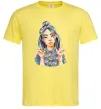 Мужская футболка Біллі Айліш фарби Лимонный фото