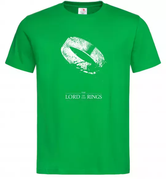 Чоловіча футболка The king of the rings Зелений фото