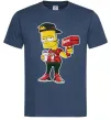 Чоловіча футболка Supreme Bart Темно-синій Чоловіча футболка Supreme Bart Темно-синій фото