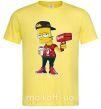 Чоловіча футболка Supreme Bart Лимонний фото