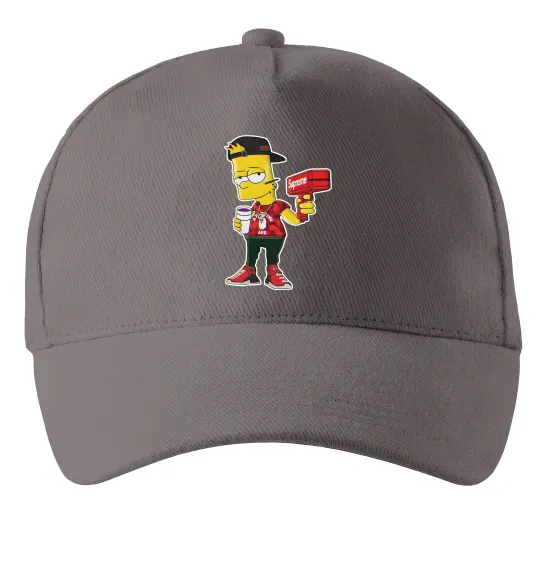 Кепка Supreme Bart Сірий фото