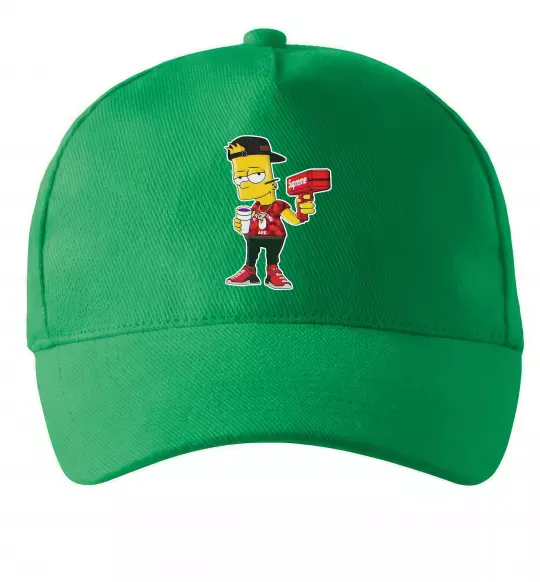 Кепка Supreme Bart Зеленый фото