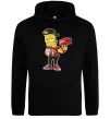 Женская толстовка (худи) Supreme Bart Черный фото