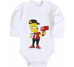 Дитячий бодік Supreme Lisa Білий фото