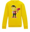 Детский Свитшот Supreme Bart Солнечно желтый Детский Свитшот Supreme Bart Солнечно желтый фото