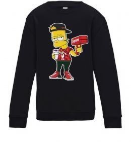 Дитячий світшот Supreme Bart Дитячий світшот Supreme Bart