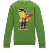 Детский Свитшот Supreme Bart Лаймовый Детский Свитшот Supreme Bart Лаймовый фото