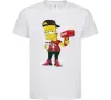 Дитяча футболка Supreme Bart Білий Дитяча футболка Supreme Bart Білий фото