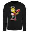 Світшот Supreme Bart Чорний фото