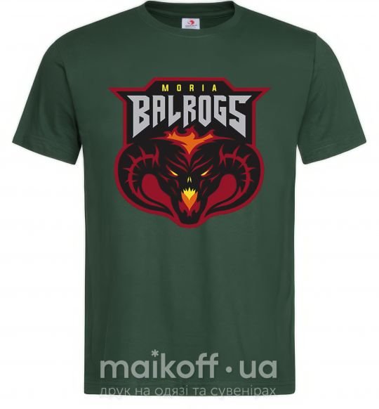 Чоловіча футболка Moria Balrogs Темно-зелений фото