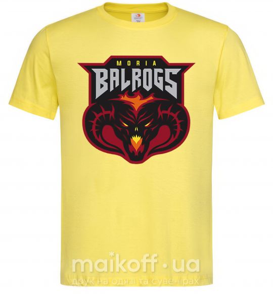 Мужская футболка Moria Balrogs Лимонный фото