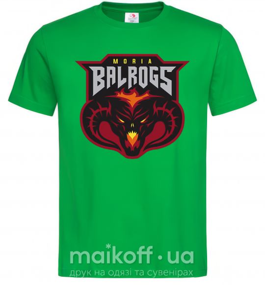 Чоловіча футболка Moria Balrogs Зелений фото