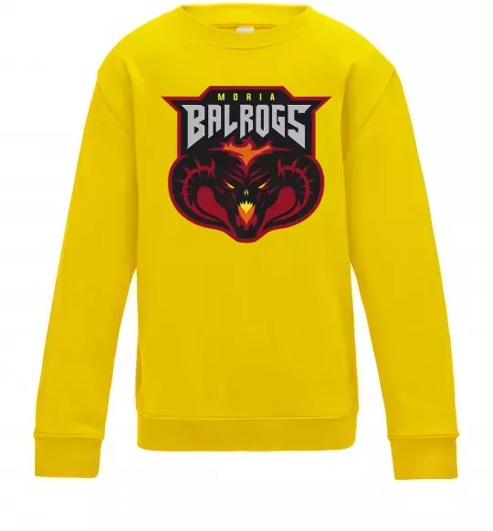 Дитячий світшот Moria Balrogs Сонячно жовтий фото
