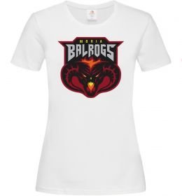 Женская футболка Moria Balrogs