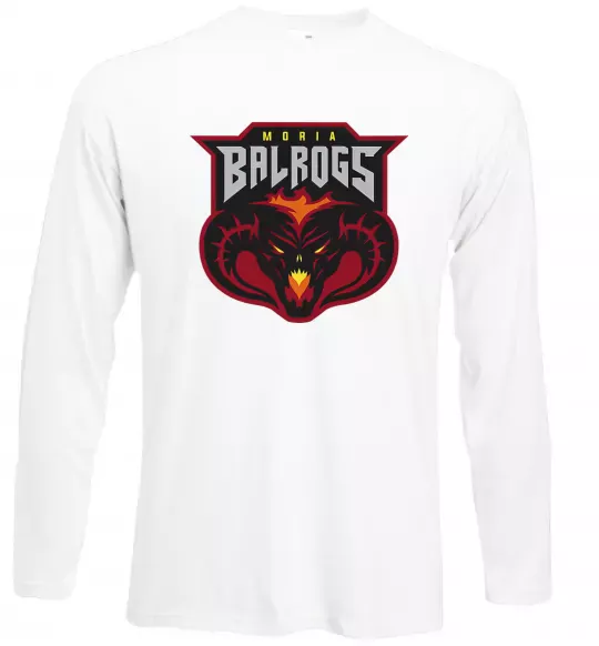 Лонгслив Moria Balrogs Белый фото