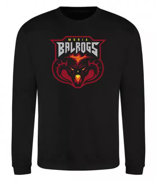 Свитшот Moria Balrogs Черный фото