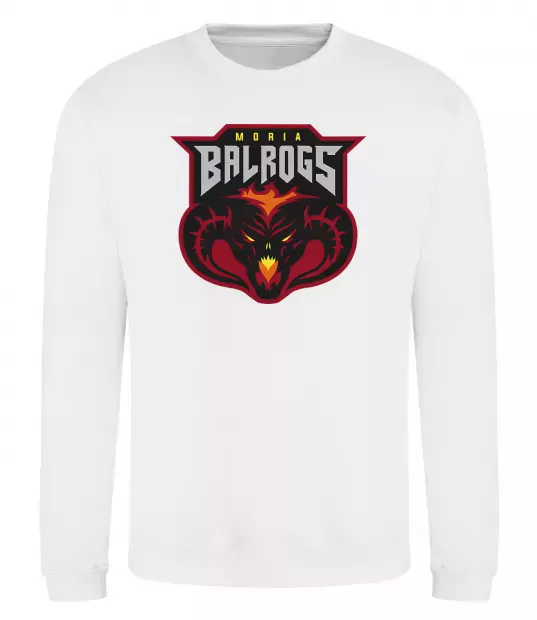Свитшот Moria Balrogs Белый фото