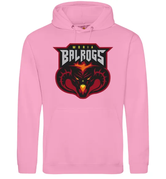 Чоловіча толстовка (худі) Moria Balrogs Рожевий фото