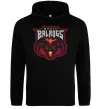 Чоловіча толстовка (худі) Moria Balrogs Чорний фото