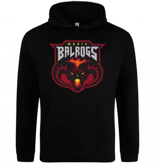 Женская толстовка (худи) Moria Balrogs Черный фото