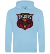 Жіноча толстовка (худі) Moria Balrogs Блакитний Жіноча толстовка (худі) Moria Balrogs Блакитний фото