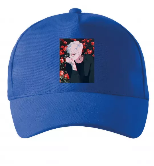 Кепка Anime boy Ярко-синий фото