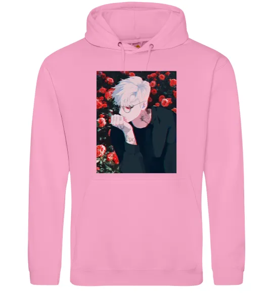 Женская толстовка (худи) Anime boy Розовый фото