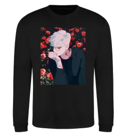 Свитшот Anime boy Черный фото