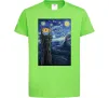 Дитяча футболка Око Саурона Лаймовий фото