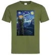 Чоловіча футболка Око Саурона Оливковий фото