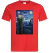 Чоловіча футболка Око Саурона Червоний фото